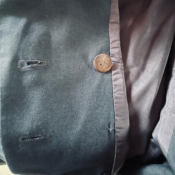 Brooks Brothers Vintage Nautical Linen Women's Blazer Jacket - Picture 9 of 11